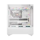 Darkflash DY460 számítógépház (fehér) + 4 ARGB ventilátorok