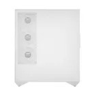 Darkflash DY460 számítógépház (fehér) + 4 ARGB ventilátorok