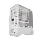 Darkflash DY460 számítógépház (fehér) + 4 ARGB ventilátorok