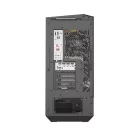 Darkflash DY460 számítógépház (fekete) + 4 ARGB ventilátorok