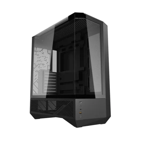 Darkflash DY460 számítógépház (fekete) + 4 ARGB ventilátorok