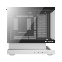   Darkflash F1 számítógépház (fehér) + 6 ARGB ventilátorok