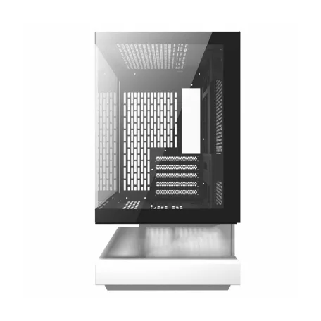 Darkflash F1 számítógépház (fehér) + 6 ARGB ventilátorok