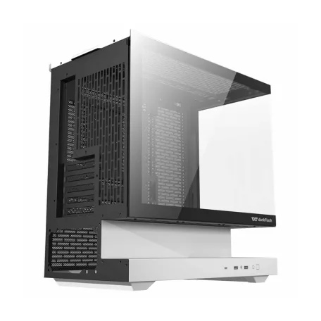 Darkflash F1 számítógépház (fehér) + 6 ARGB ventilátorok