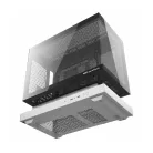 Darkflash F1 számítógépház (fehér) + 6 ARGB ventilátorok