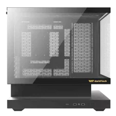   Darkflash F1 számítógépház (Fekete) + 6 ARGB ventilátorok