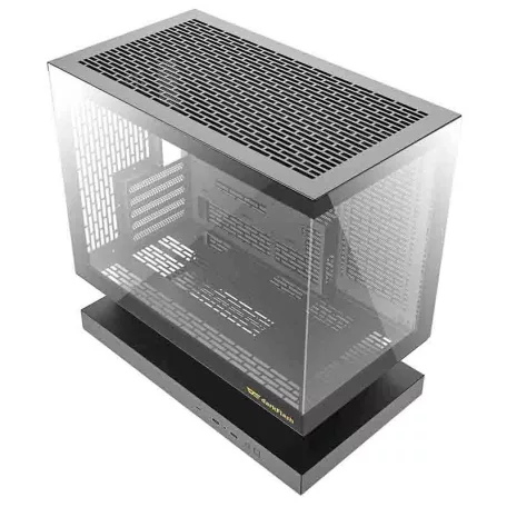 Darkflash F1 számítógépház (Fekete) + 6 ARGB ventilátorok