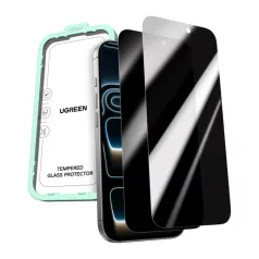   Ugreen SP1156 adatvédelmi edzett üveg iPhone 17 Pro Max készülékhez (2 db)