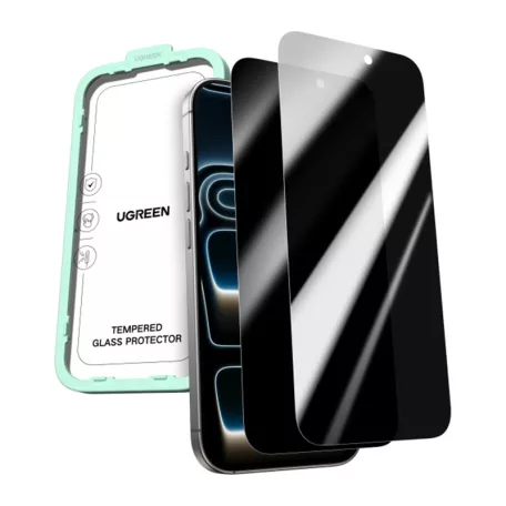 Ugreen SP1156 adatvédelmi edzett üveg iPhone 17 Pro Max készülékhez (2 db)