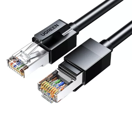 Kábel Ethernet Ugreen NW316, Cat6 F/UTP, 8m (czarny)