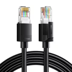 Ethernet kábel Ugreen NW316, Cat6A F/UTP, 0.5m (czarny)