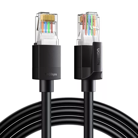 Ethernet kábel Ugreen NW316, Cat6A F/UTP, 0.5m (czarny)