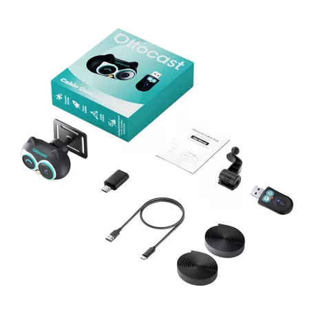 Ottocast CarPlay vezeték nélküli autós adapter autós dadussal (Cabin Care)