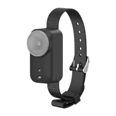   Szilikon szalag / kisállat nyakörv Puluz a DJI Osmo Nano számára (fekete)
