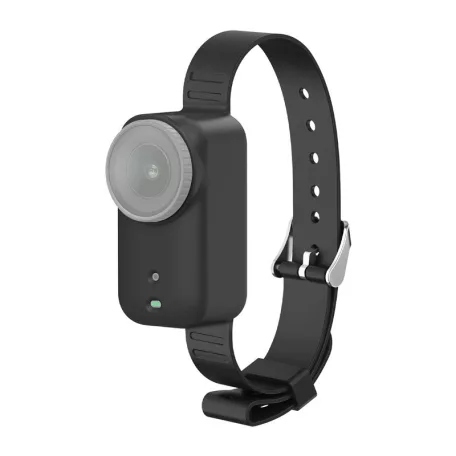 Szilikon szalag / kisállat nyakörv Puluz a DJI Osmo Nano számára (fekete)