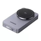UGREEN W706 mágneses 2 az 1-ben vezeték nélküli töltő, MagSafe W706, 15W (fekete)