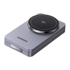   UGREEN W706 mágneses 2 az 1-ben vezeték nélküli töltő, MagSafe W706, 15W (fekete)