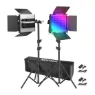 Neewer 2×660 PRO II RGB LED lámpa, 2×200CM