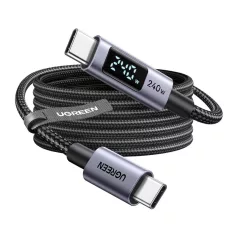 UGREEN L530 USB-C kábel, PD 240W, 480Mbps, 2m (fekete)