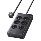 UGREEN S622 elosztó, 20 W, 6x AC, 3x USB, USB-C, 1,5 m-es kábel