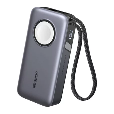 UGREEN PB527 powerbank, 10,000 mAh, 30 W, mágneses