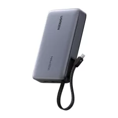   Powerbank 20000 mAh, UGREEN PB551, 145W, visszahúzható kábellel