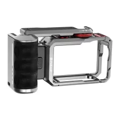   Titánium bővítő ketrec fogantyúval és további Puluz csatlakozókkal a DJI Osmo Action 6-hoz