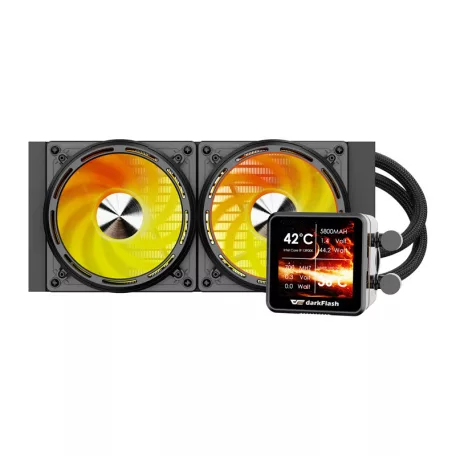 DarkFlash Explore DE240 CPU vízhűtés (fekete)