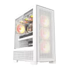 DarkFlash AIRNOVA számítógép-ház (fehér) + 3 ventilátor