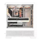 DarkFlash AIRNOVA számítógép-ház (fehér) + 3 ventilátor