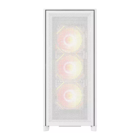 DarkFlash AIRNOVA számítógép-ház (fehér) + 3 ventilátor