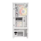 DarkFlash AIRNOVA számítógép-ház (fehér) + 3 ventilátor