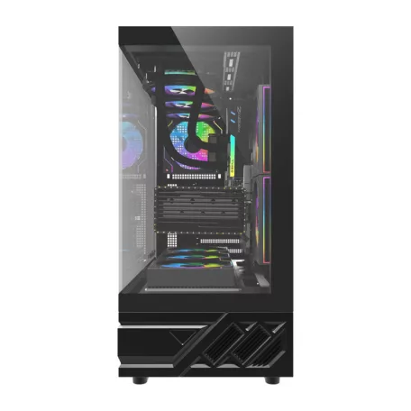 DarkFlash DS950 számítógép-ház (fekete) + 6 ventilátor
