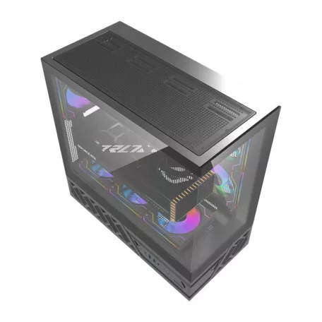 DarkFlash DS950 számítógép-ház (fekete) + 6 ventilátor