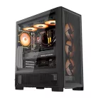 DarkFlash AIRNOVA számítógép-ház (fekete) + 3 ventilátor