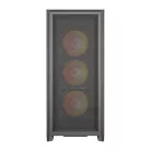 DarkFlash AIRNOVA számítógép-ház (fekete) + 3 ventilátor