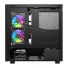 DarkFlash DS950V számítógép-ház kijelzővel (fekete) + 6 ventilátor