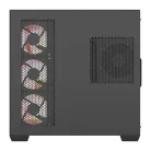 DarkFlash C280 számítógép-ház (fekete) + 7 ventilátor