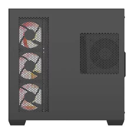 DarkFlash C280 számítógép-ház (fekete) + 7 ventilátor