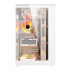 DarkFlash C280 számítógép-ház (fehér) + 7 ventilátor