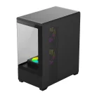 DarkFlash C365 számítógép-ház (fekete) + 5 ventilátor