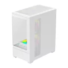 DarkFlash C365 számítógép-ház (fehér) + 5 ventilátor
