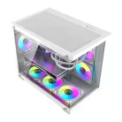 DarkFlash B275 PRO számítógép-ház (fehér) + 6 ventilátor