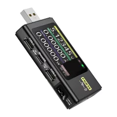 FNIRSI FNB58 USB port tesztelő, fekete