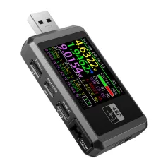 FNIRSI FNB48P USB port tesztelő, fekete
