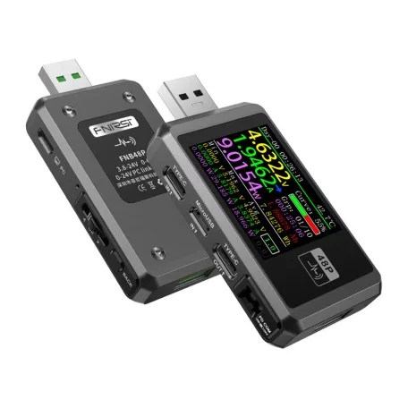 FNIRSI FNB48P USB port tesztelő, fekete