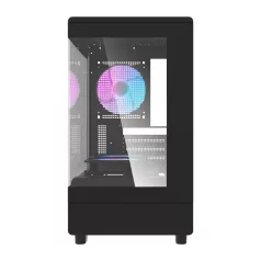   Darkflash DB330M számítógép-ház + 3 ventilátor (fekete)