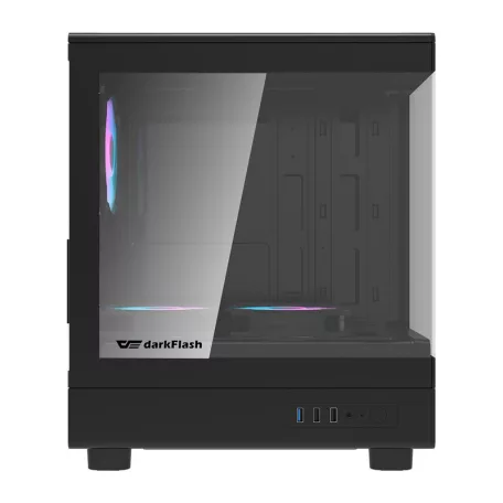 Darkflash DB330M számítógép-ház + 3 ventilátor (fekete)