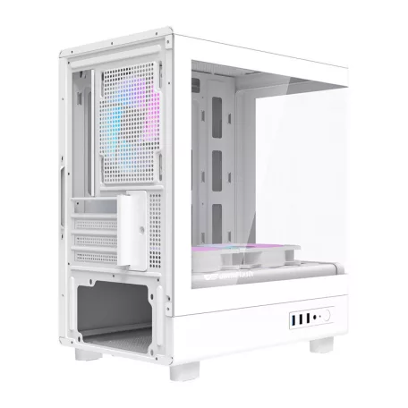 Darkflash DB330M számítógép-ház + 3 ventilátor (fehér)