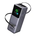 Ugreen PB726 20000 mAh-s power bank USB + USB-C, 165 W, beépített kábellel (szürke)